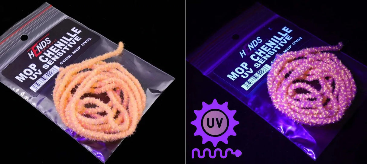 Mop Chenille UV Sensitive 3 mm Uv Peach