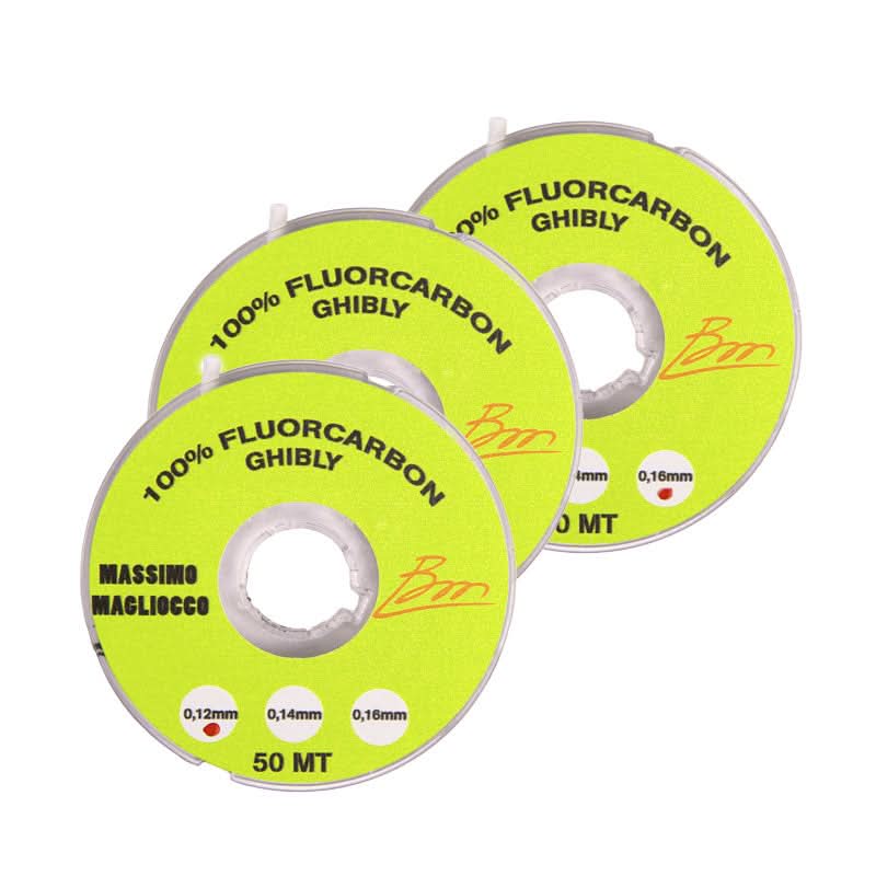 100% Fluorocarbon Tippet 50 mt by Massimo Magliocco - Go - Fish