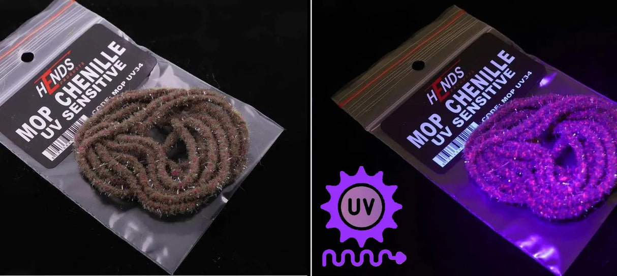 Mop Chenille UV Sensitive 3 mm UV Brown