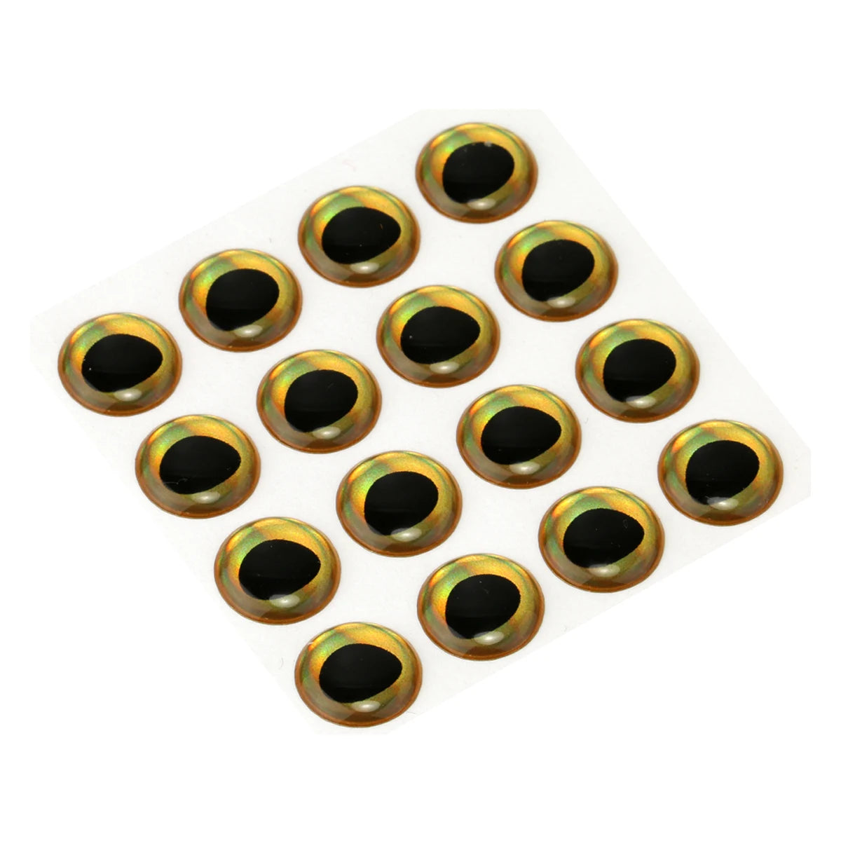 3D Predator Eyes 12mm Rainbow gold