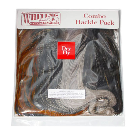 4 mezze selle di gallo Whiting Introducing Hackle Pack - Go - Fish