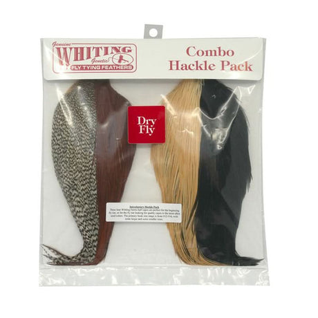 4 mezzi colli di gallo Whiting Introducing Hackle Pack - Go - Fish