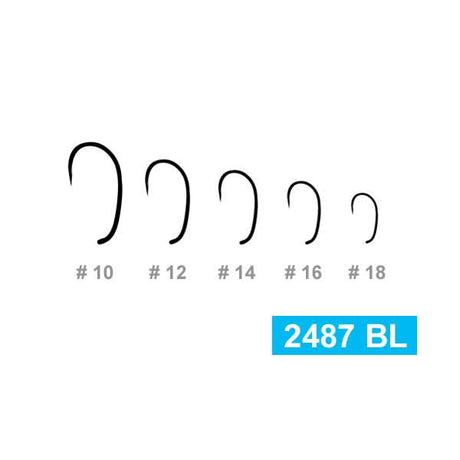 Ami Tiemco TMC 2487BL - 20 pz. - Go - Fish