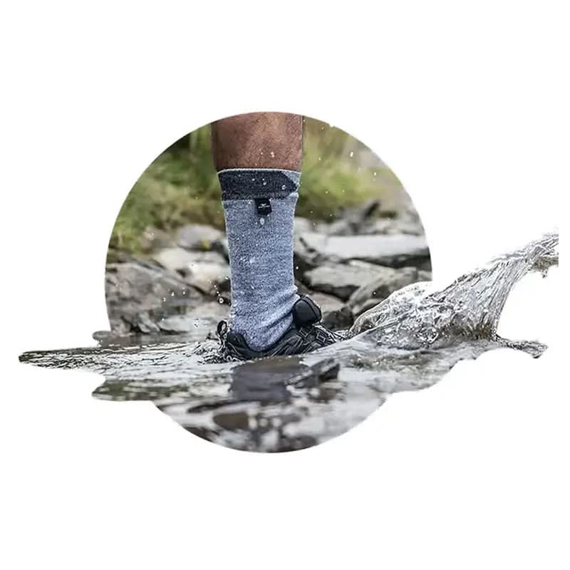 Calze per freddo estremo Sealskinz Stanfield Olive - Go - Fish