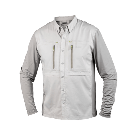 Camicia Traper Solar Pro UPF 50+ light grey - Go - Fish