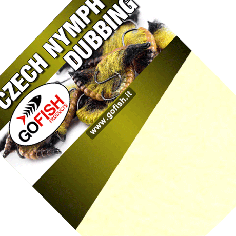 Czech Nymph Dubbing Go-Fish Fluo yellow light