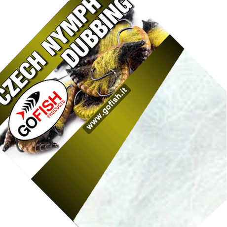 Czech Nymph Dubbing Go-Fish White