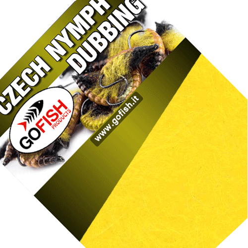 Czech Nymph Dubbing Go-Fish Yellow