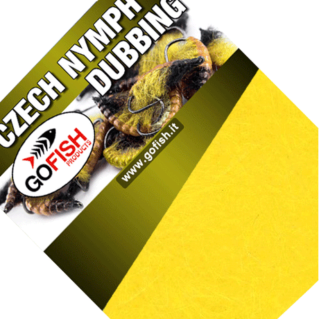 Czech Nymph Dubbing Go-Fish Yellow