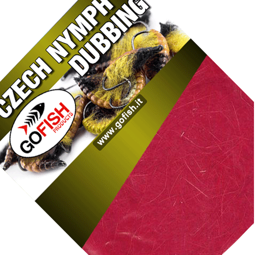 Czech Nymph Dubbing Go-Fish Red orange