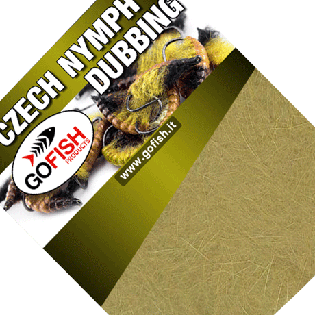 Czech Nymph Dubbing Go-Fish Olive brown
