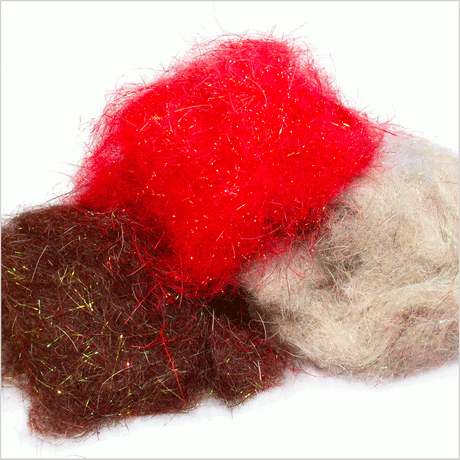 Dubbing di coniglio misto con fibre sintetiche Go-Fish