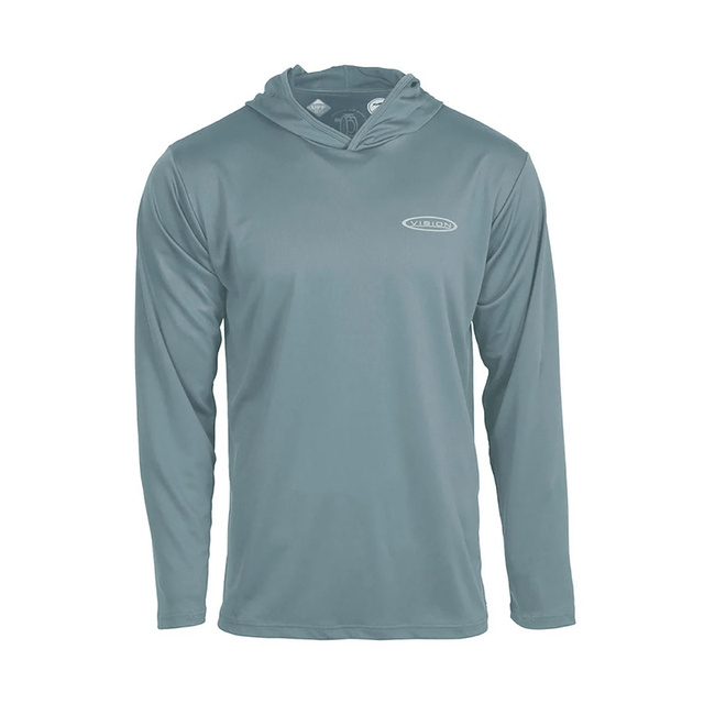 Felpa Vision Bamboo Bug & UV Hoodie Stone Blue - Go - Fish