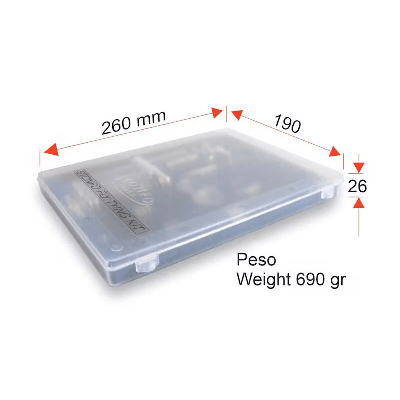 Kit costruzione mosche Stonfo 741 Morsetto - Utensili - Box - Go - Fish
