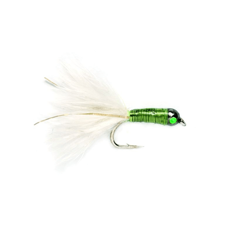 Lead Bug Chartreuse/White 12 - Go - Fish