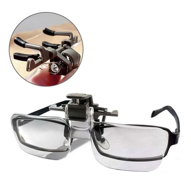 Lenti d'ingrandimento Clip & Flip per occhiali 2x - Go - Fish