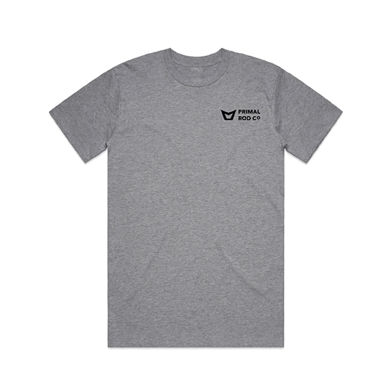 Maglia Primal Artist Tee Brown Trout Grey - Go - Fish