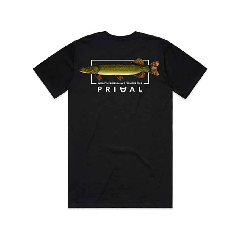 Maglia Primal Artist Tee Pike Black - Go - Fish