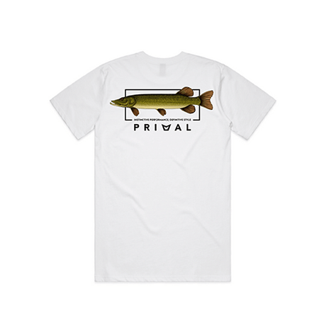 Maglia Primal Artist Tee Pike White - Go - Fish