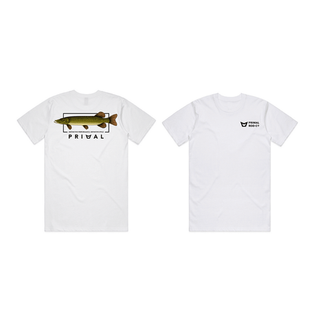 Maglia Primal Artist Tee Pike White - Go - Fish