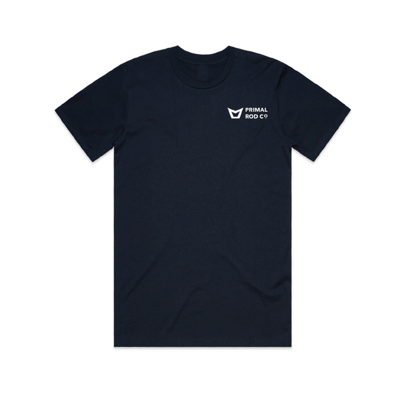 Maglia Primal Artist Tee Salmon Navy - Go - Fish