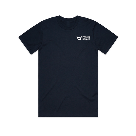 Maglia Primal Artist Tee Salmon Navy - Go - Fish
