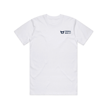 Maglia Primal Artist Tee Salmon White - Go - Fish