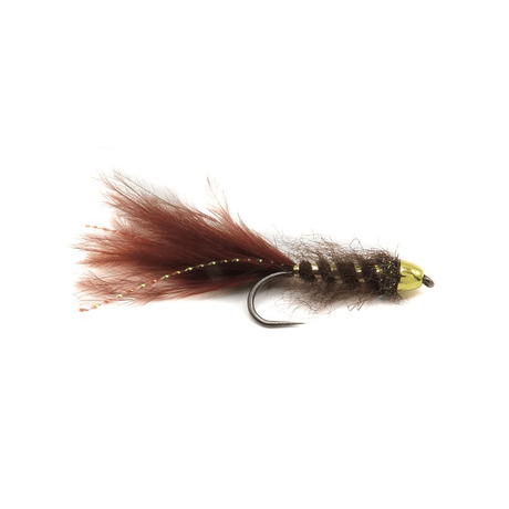 Marabou Leech Tungsten - Brown 8 - Go - Fish