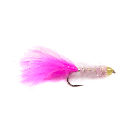 Marabou Leech Tungsten - Pink 8 - Go - Fish