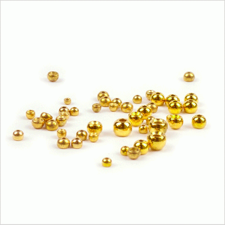 Palline in ottone col. gold Go-Fish