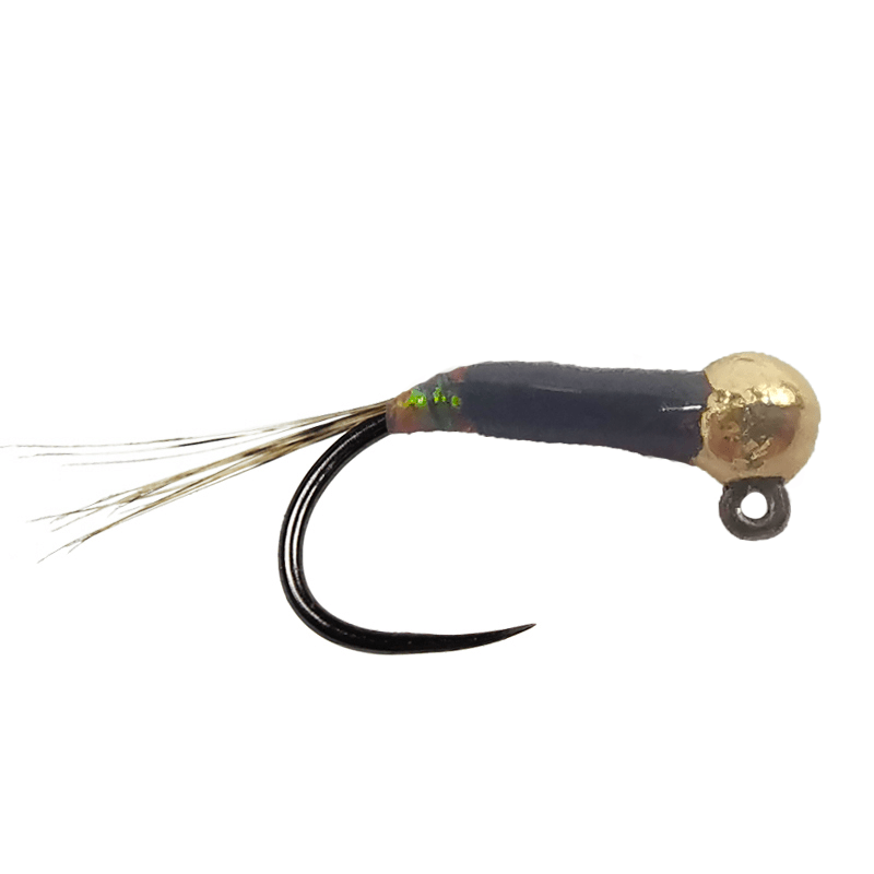 Perdigones Tungsten Nymph Slim Black Orange BL - Go - Fish
