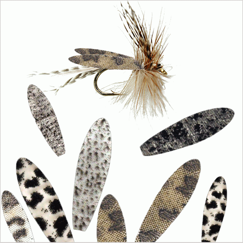 Realistic Wings Go-Fish Brown speckled #8-10
