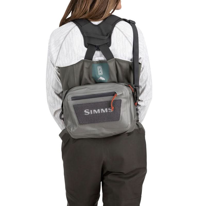 Simms Dry Creek Z Hip Pack Steel Marsupio - Go - Fish