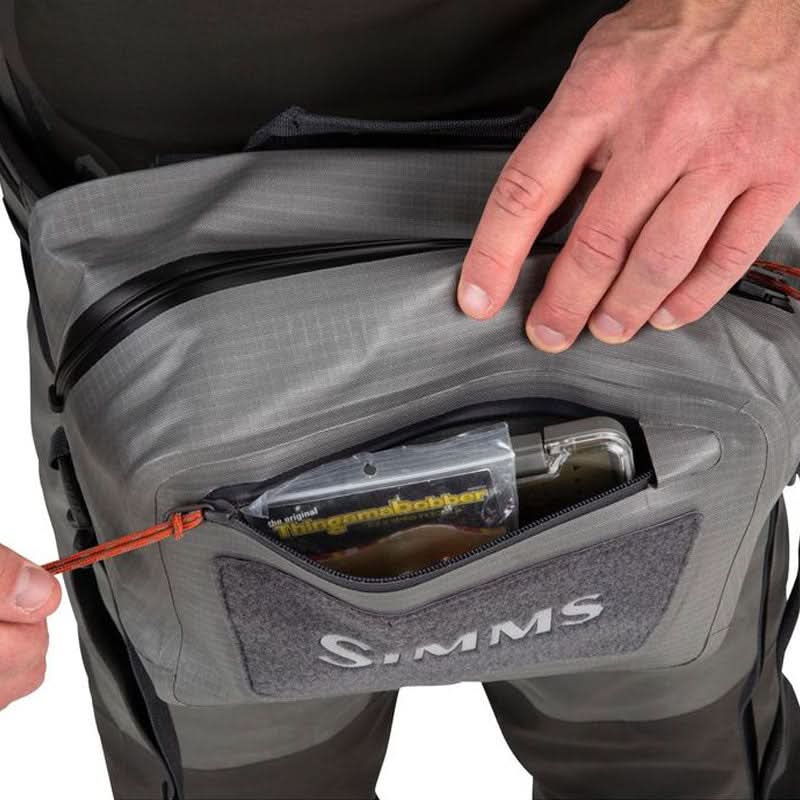 Simms Dry Creek Z Hip Pack Steel Marsupio - Go - Fish