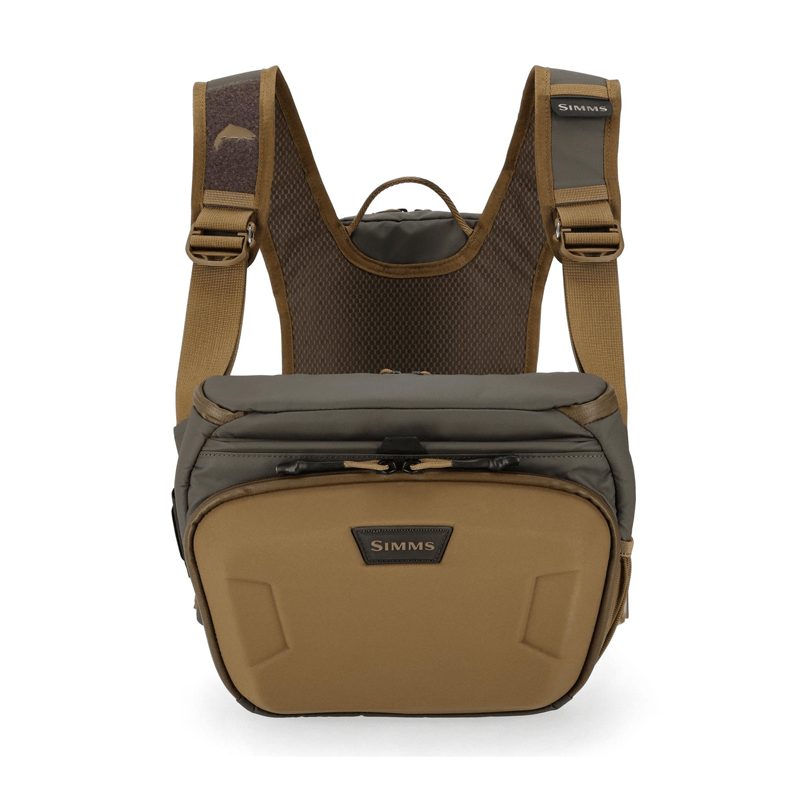 Simms Headwaters Chest Pack Hickory - Go - Fish