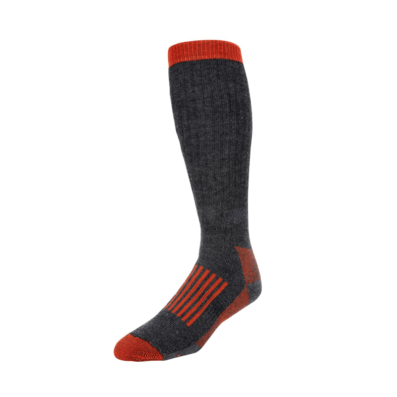 Simms Merino Thermal OTC Sock Carbon - Go - Fish