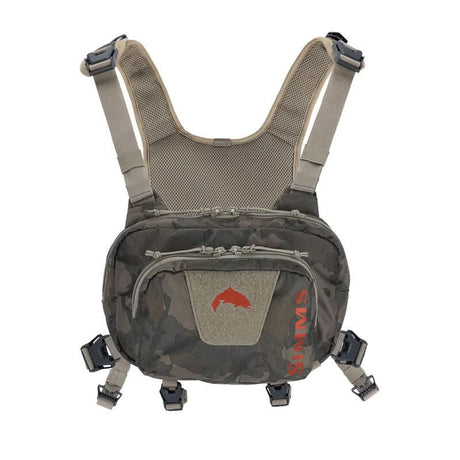Simms Tributary Hybrid Chest Pack Camo Olive Drab - Go - Fish
