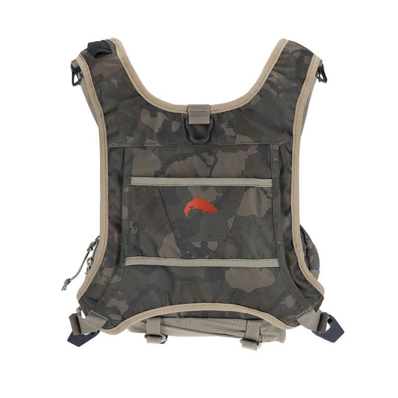 Simms Tributary Hybrid Chest Pack Camo Olive Drab - Go - Fish