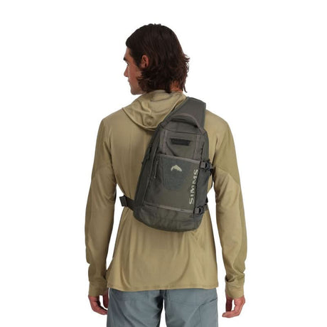 Simms Tributary Sling Pack Basalt - Go - Fish