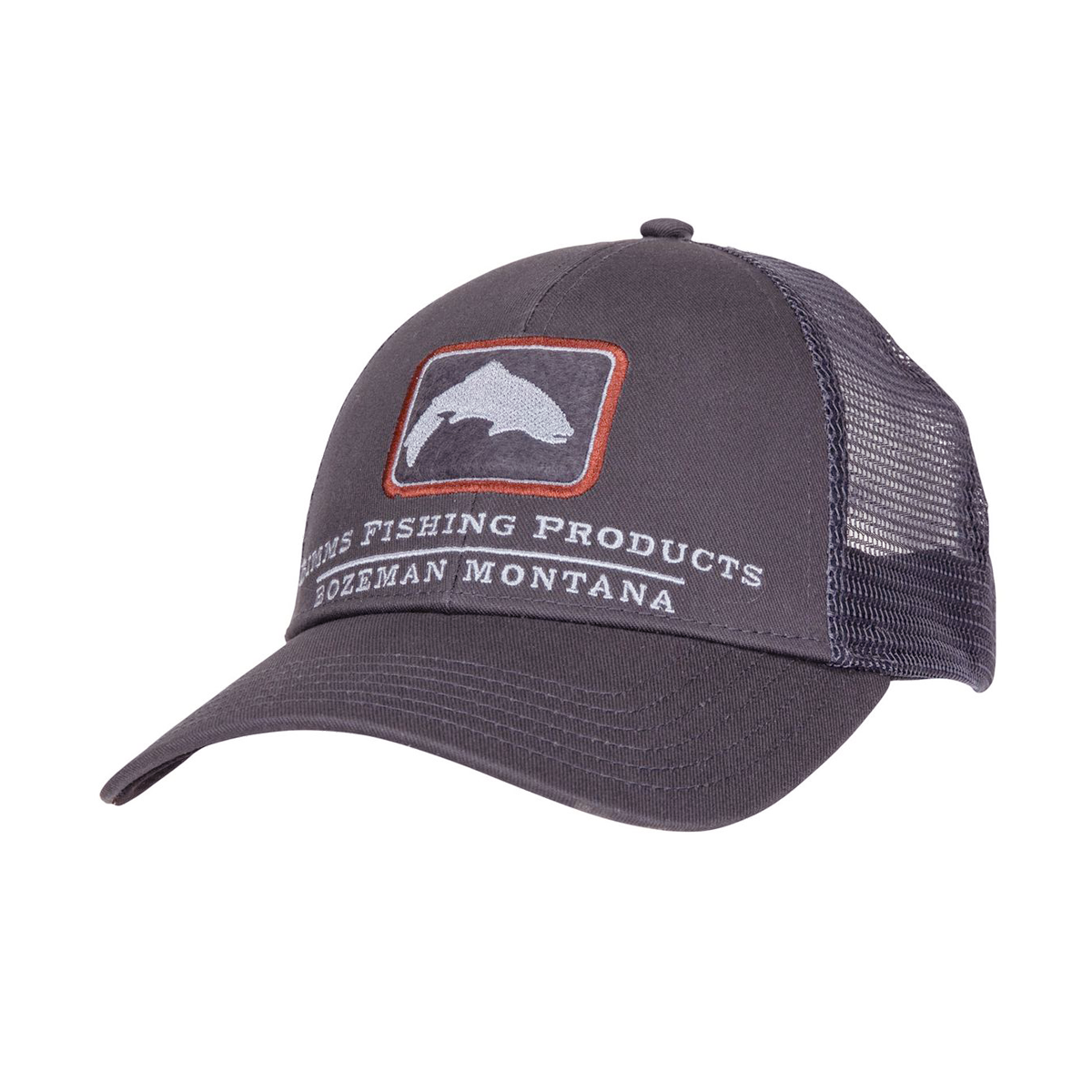 Simms Trout Icon Trucker Carbon Fishing Cap
