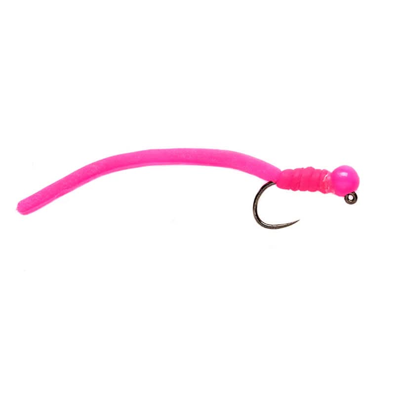 Squirminator Hot Head Jig Hot Pink Barbless - Go - Fish