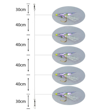 Amettiere sabiki per persico - Go - Fish