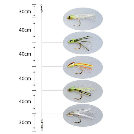 Amettiere sabiki per persico - Go - Fish