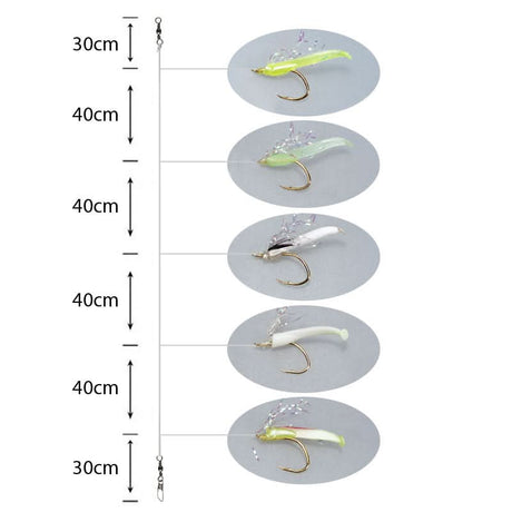 Amettiere sabiki per persico - Go - Fish