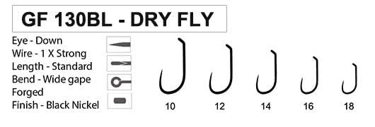Amo da secca GF - 130BL Barbless - Go - Fish