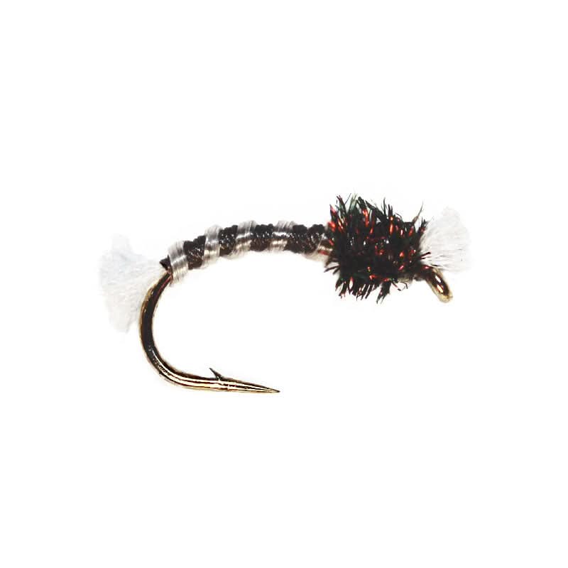NA Realistico Ninfa Scud Mosche Super Robusti Ganci Bagnati Mosche per Trota Ninfa Perline Pesca 6 Pz