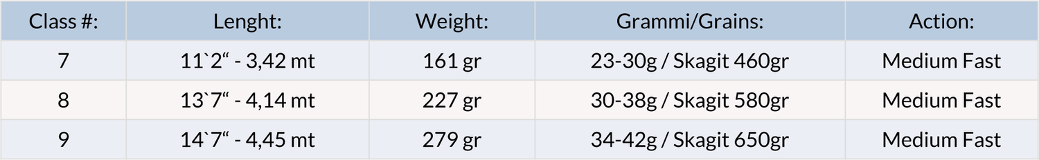 Canna da mosca a due mani Vision Hero - Go - Fish