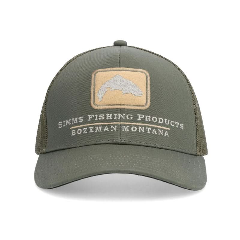Cappello Simms Double Haul Icon Trucker Smokey Olive - Go - Fish