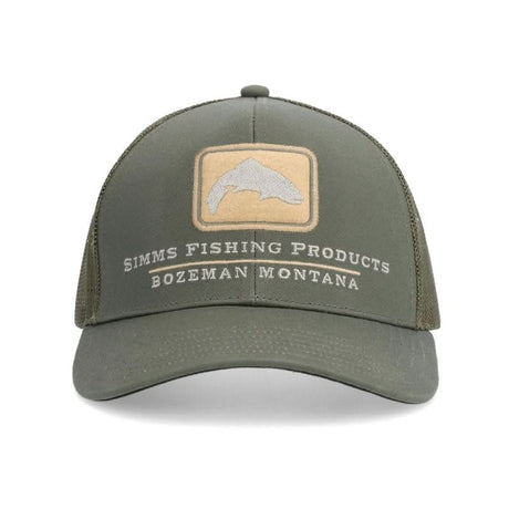 Cappello Simms Double Haul Icon Trucker Smokey Olive - Go - Fish