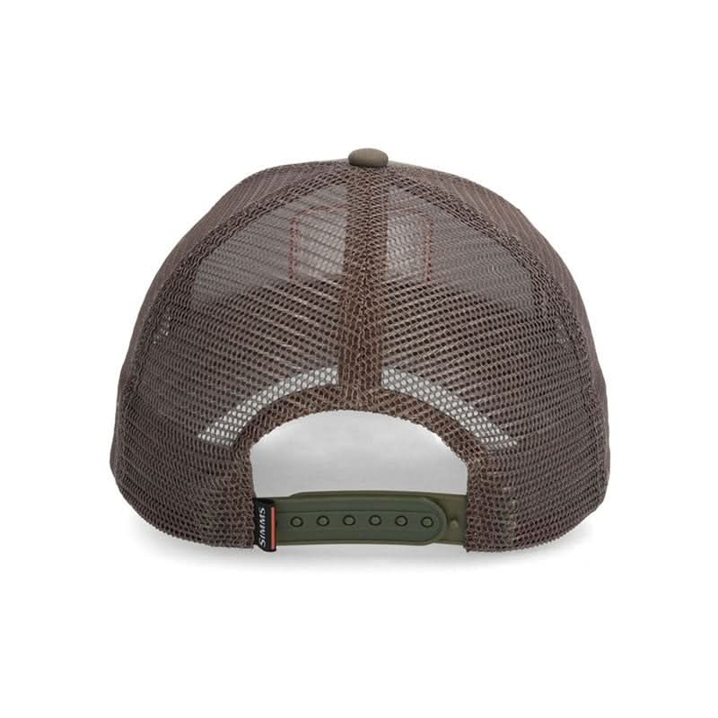 Cappello Simms Trout Icon Trucker Smokey Olive - Go - Fish